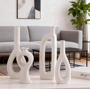 <span class=keywords><strong>Plantas</strong></span> <span class=keywords><strong>Artificiales</strong></span> Decoración del Hogar Estilo Nórdico Moderno Rústico Moderno Flor Decorativa <span class=keywords><strong>Jarrones</strong></span> de Cerámica - Product Image 2