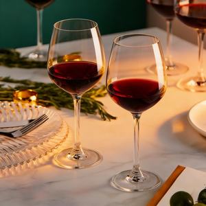 Verre à vin transparent à pied, verre à <span class=keywords><strong>champagne</strong></span> coupe à froid, verre à vin <span class=keywords><strong>de</strong></span> Bourgogne – Prix d'usine, vente en gros - Product Image 2