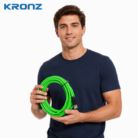 Connecteur de câble Ethernet KRONZ RJ45 1.5A courant 48V 26AWG câble blindé en PVC vert connecteur réseau RJ45 droit