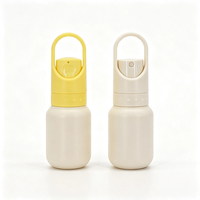 Flacon pulvérisateur mat sans BPA pour alcool 50 ml (1,69 oz) – Flacon pompe de voyage pour lotion ou crème solaire avec anneau de maintien