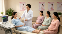Moniteur cardiaque fœtal 7 pouces en promotion - Appareil CTG avec fréquence fœtale, pression de contraction et mouvements fœtaux