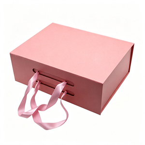 Boîte cadeau pliable magnétique en carton rigide pour vêtements et chaussures, emballage plat personnalisé avec logo - Product Image 4