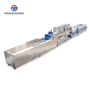 Industrial Fruit Processing Production Line Passion Fruit Orange Potato Tomato Cleaning Air Drying Sorting Combined Machine