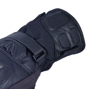 Gants de course coupe-vent en cuir imprimé à doigts entiers avec protection de la paume et sangle de poignet réglable pour la conduite, unisexe - Product Image 5