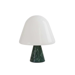Mushroom Table Lamp E27 23cm H Green Marble Base Night Light For Bedroom Decor - Product Image 5