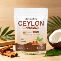Gélules de cannelle de Ceylan infusées avec de l'huile MCT, 60 gélules, complément alimentaire