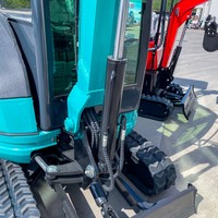 Excavadora de 2.5 Toneladas Específica para Jardinería con Orugas Telescópicas sin Cola - Máquina de Movimiento de Tierras Fácil de Operar