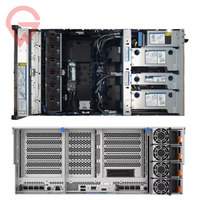 Server Rak ThinkSystem SR860 V3 2 4 Prosesor 16TB DDR5 4800MHz 48 SSD Memori Besar 4U Untuk Server Pusat Data Perusahaan Lenovo