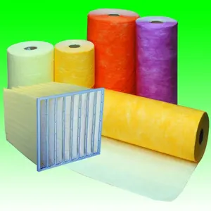 Factory Direct Supply F5-F9 Pocket Air Filter Media Rolls Large Dust-collecting Capacity Filter Air For Dust Removal