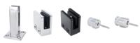 Supports de main courante d'escalier en acier inoxydable chromé pour extérieur, design simple