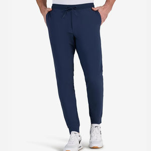 Pantalones Deportivos de Cintura Alta para Hombre, Cintura Elástica, Tela Ligera de Estambre, Lavado Ácido, Nailon/Algodón, Transpirable, Protección UV - Product Image 1