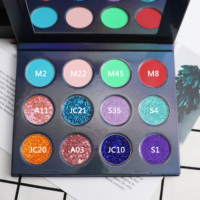 Palette d'ombres à paupières en carton de maquillage personnalisé Vente en gros Choisissez vos propres couleurs