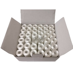 Nhà Máy Giá Trắng & Đen 60wt 75D/2 Phong Cách L bên ít hơn trước vết thương 100% polyester <span class=keywords><strong>bobbin</strong></span> thêu chủ đề không biên giới - Product Image 5