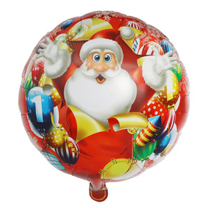 Nouveau <span class=keywords><strong>Noël</strong></span> Décoratif En Aluminium <span class=keywords><strong>Film</strong></span> Ballon 18 pouces <span class=keywords><strong>Père</strong></span> <span class=keywords><strong>Noël</strong></span> Arbre Bonhomme De Neige Flottant Boule Ronde En Aluminium feuille Ballon - Product Image 4
