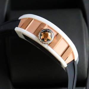 Popular High End Best Selling <b>Watch</b> Customizable White Ceramic Case <b>Rubber</b> <b>Watch</b> Men's Mechanical Sports <b>Watch</b> - Product Image 4