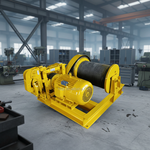 מנוף חשמלי JM בעל מהירות איטית 50 טון - מנוף בנייה כבד עם כבל פלדה להרכבת פלדה - Product Image 1