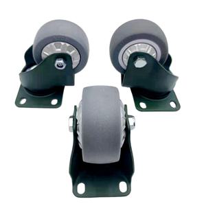 4 Zoll 100 mm industrielle PP-Räder für Werkbank zentralverschluss-Ribberrad - Product Image 1