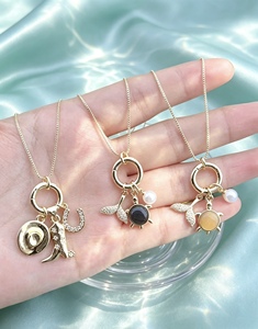 Charm Link <b>Chain</b> for Women Gift Jewelry Wholesale Jewelry Style Popular Design Pearl Turtle Pendant Necklace - Product Image 5