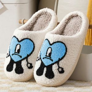 Pantuflas <span class=keywords><strong>de</strong></span> Casa para Mujer 2025 Estilo <span class=keywords><strong>Bad</strong></span> <span class=keywords><strong>Bunny</strong></span> para Invierno <span class=keywords><strong>de</strong></span> Piel Esponjosa, Sandalias Suaves <span class=keywords><strong>de</strong></span> Felpa, Antideslizantes y Ligeras - Product Image 6