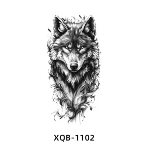 Tiger Water Transfer Temporary <b>Tattoo</b> Sticker Waterproof Long Lasting Indian Style Body Face Design - Product Image 4
