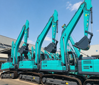 Excavatrice sur chenilles SWE210F, poids total 21,5 tonnes, capacité de la benne 1 mètre cube, pour travaux de terrassement lourds