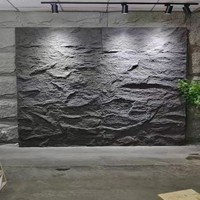 Nouvel arrivage de panneaux modernes écologiques pour colonnes en pierre Panneaux muraux décoratifs artificiels en fausse pierre 3D