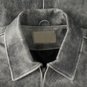 Chaqueta personalizada de PU que cambia de color Retro Para hombre por el fabricante de la chaqueta, adecuada para la calle y las tendencias de moda gótica Y2K - Product Image 4