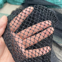 Filet noué Tewango filet en nylon noir filet de clôture de sport ferme aquaculture Protection des poissons filet anti-oiseaux en plastique