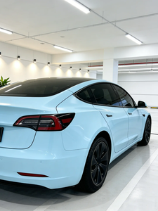 <span class=keywords><strong>Film</strong></span> de protection vinyle bleu glacier, bleu bonbon, très brillant, en PET, pour voiture, parmi les plus vendus - Product Image 4