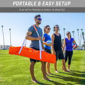 <span class=keywords><strong>Filet</strong></span> de <span class=keywords><strong>volley</strong></span>-ball de plage personnalisé 27'*8' avec poteaux, ensemble de <span class=keywords><strong>filet</strong></span> de <span class=keywords><strong>volley</strong></span>-ball de plage professionnel portable avec poignée - Product Image 4
