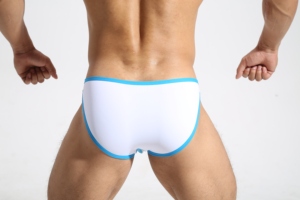 Người Đàn Ông Tóm Tắt Thấp Tăng Bikini Tóm Tắt Nhà Máy Trự<span class=keywords><strong>c</strong></span> Tiếp Thoáng Khí Dệt Kim Đồ Lót Với Logo Trên Eo Đồng Bằng Màu Sắ<span class=keywords><strong>c</strong></span> Kép Thiết Kế Tóm Tắt - Product Image 6