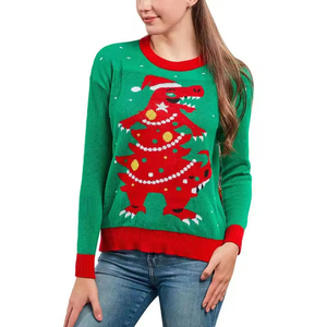 <span class=keywords><strong>Pull</strong></span> <span class=keywords><strong>de</strong></span> Noël personnalisé pour la famille, tricoté à col rond, jacquard, <span class=keywords><strong>pull</strong></span> <span class=keywords><strong>de</strong></span> Noël <span class=keywords><strong>moche</strong></span> pour femmes, manches longues - Product Image 3