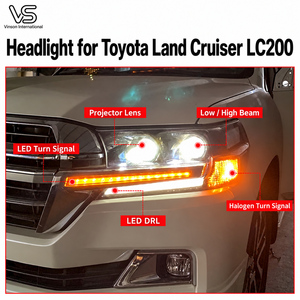 Faro LED LC200 2016-2021 con Proyector y DRL para Toyota Land Cruiser, Reemplazo Personalizado para Pedidos al por Mayor de Taller - Product Image 1