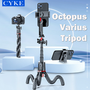 <span class=keywords><strong>Trépied</strong></span> flexible et <span class=keywords><strong>portable</strong></span> CYKE pour appareil photo, mini <span class=keywords><strong>trépied</strong></span> pieuvre pour <span class=keywords><strong>téléphone</strong></span> <span class=keywords><strong>portable</strong></span> avec <span class=keywords><strong>adaptateur</strong></span> de fixation pour <span class=keywords><strong>téléphone</strong></span>, perche à selfie et télécommande - Product Image 2