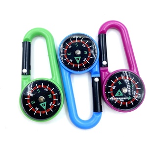 Porte-clés boussole en plastique ABS multifonctionnel pour camping, randonnée, voyage, outil de survie, cadeau - Product Image 4