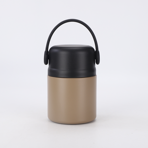 शीर्ष विक्रेता डबल दीवार स्टेनलेस स्टील भोजन गर्म इन्सुलेट खाद्य वैक्यूम फ्लक्स भंडारण के लिए थर्मल भोजन जार - Product Image 4