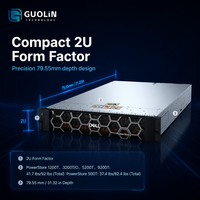 Dell EMC PowerStore 1200T, stockage unifié, 25 emplacements pour disques NVMe de 2,5 pouces, 384 Go de mémoire pour la virtualisation de centre de données, base de données