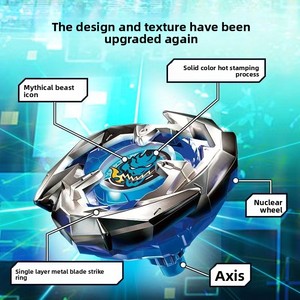 Set de Juguetes de Combate Beyblade UX de Metal para Niños, Lanzadores de Batalla, Regalo para Niños, Trompos Giratorios de Batalla BX - Product Image 3