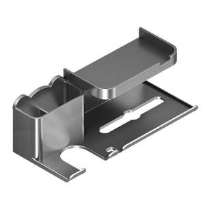 ที่แขวนไดร์เป่าผมแบบติดผนัง รูปทรงสี่เหลี่ยมผืนผ้า ผิวขัดเงา ใช้งานได้หลากหลาย ไม่ต้องเจาะผนัง - Product Image 1