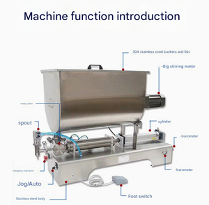 Máquina Llenadora de Pasta Totalmente Automática, Máquina Envasadora de Salsas y Miel, Dispensador Neumático de Líquidos para Detergente de Lavandería - Product Image 3