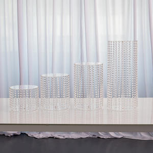 Support à fleurs en acrylique transparent pour desserts, centres <span class=keywords><strong>de</strong></span> table <span class=keywords><strong>de</strong></span> <span class=keywords><strong>mariage</strong></span>, ornement décoratif pour <span class=keywords><strong>mariage</strong></span> - Product Image 3