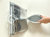 Sac isotherme en aluminium laminé de qualité alimentaire avec poignée en plastique, sac isotherme pour outils, médicaments, stockage à froid des aliments