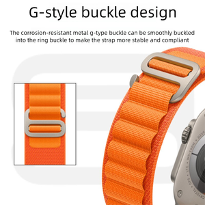 Bracelet en nylon <span class=keywords><strong>Alpine</strong></span> Loop pour <span class=keywords><strong>Apple</strong></span> <span class=keywords><strong>Watch</strong></span> Ultra 2 et SE, bracelet de montre sport et outdoor - Product Image 5