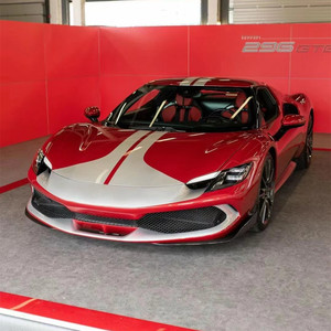 Forferrari ชุดตัวถัง<span class=keywords><strong>296</strong></span> <span class=keywords><strong>296</strong></span>อัพเกรดสไตล์ OEM คาร์บอนไฟเบอร์ด้านหน้าขอบปากข้างกระโปรงกระจายแสงสปอยเลอร์ตกแต่งห้องโดยสาร - Product Image 2