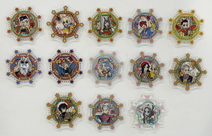 Venta al por mayor de coleccionables de la serie <span class=keywords><strong>Anime</strong></span> Fei Ren Zai Youthful Paradise: insignias de metal y tableros Shikishi en caja sorpresa para regalos y juguetes - Product Image 3