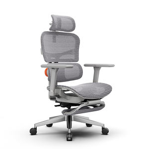 Ergonomischer Bürostuhl Drehbarer moderner Netz-Executive-Stuhl Verstellbare Kopfstütze Stoff Metall <span class=keywords><strong>massage</strong></span> Liegender Nylons chaum Home - Product Image 2