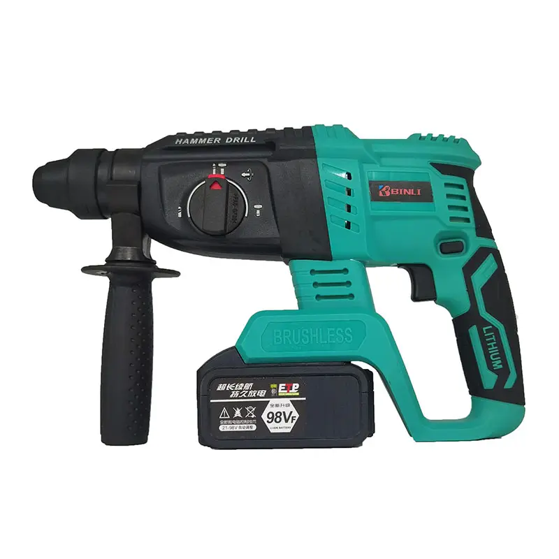 Binli Wholesale High Power 13mm 26mm Cordless Lithium Electric Brushless Impact Hammer Drill