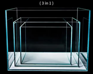 Mini Acquario Rettangolare in Vetro Ecologico con Sistema <span class=keywords><strong>d</strong></span>'<span class=keywords><strong>Acqua</strong></span> Intelligente per la Cura delle <span class=keywords><strong>Tartarughe</strong></span> - Product Image 6