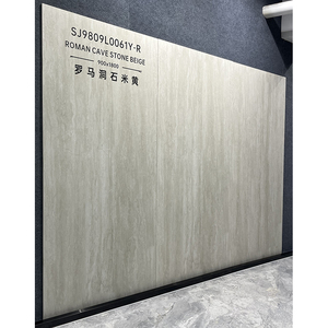 Cao cấp 900x1800 màu đen gạch đá cẩm thạch sang trọng lớn Định <span class=keywords><strong>d</strong></span>ạng sứ slab thiêu kết đá cho sàn/tường - Product Image 6