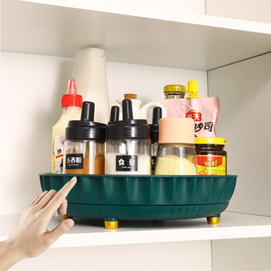 360 <b>Rotating</b> Kitchen <b>Spice</b> <b>Rack</b> Storage Holder Round Multi Purpose Standing Type - Product Image 3